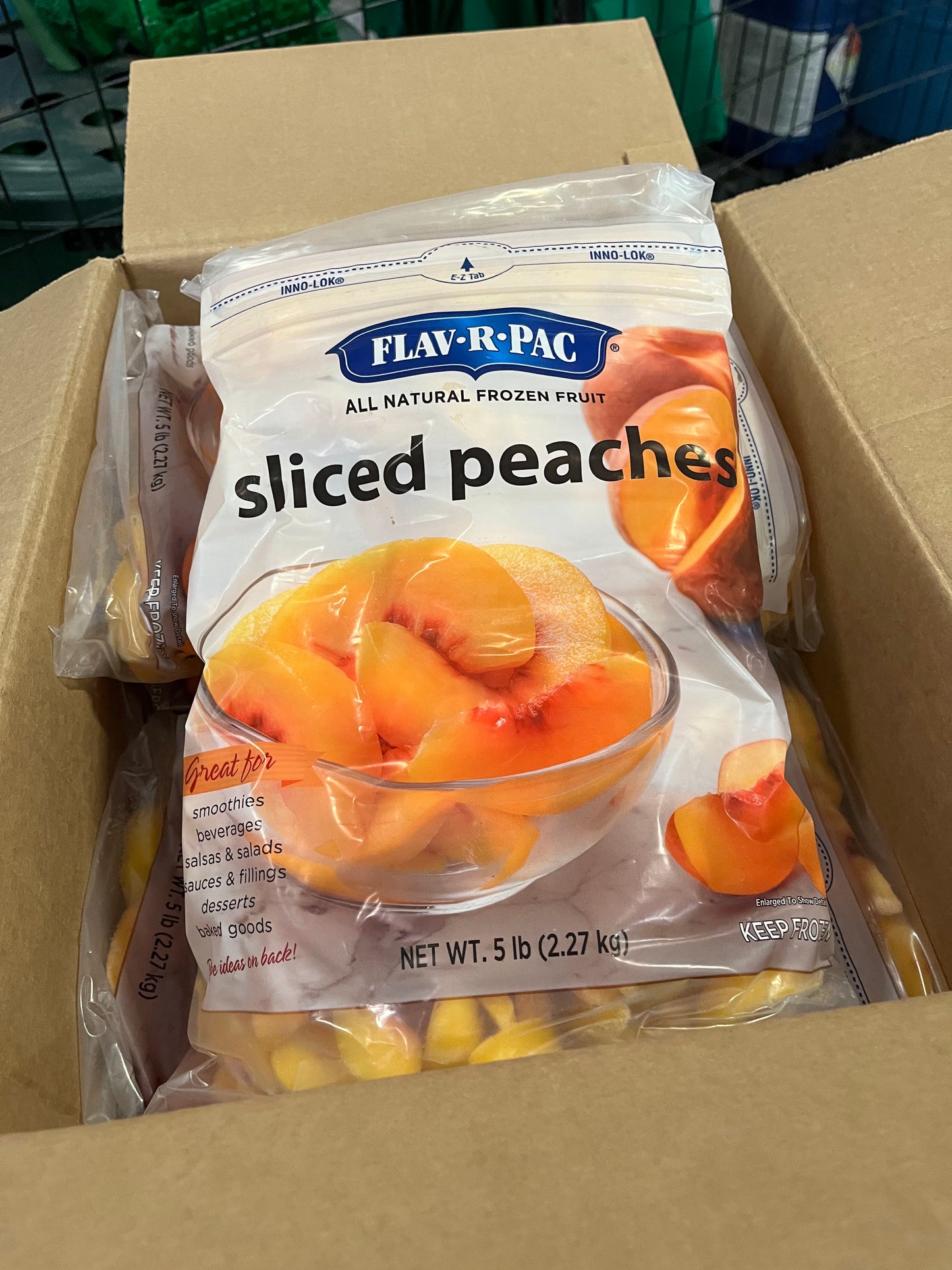 Frozen Peaches