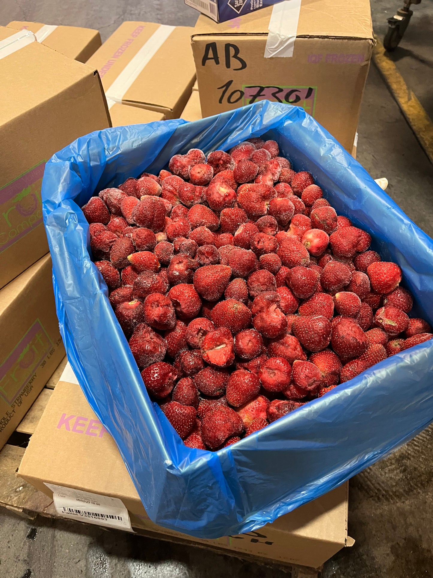 Frozen Strawberries